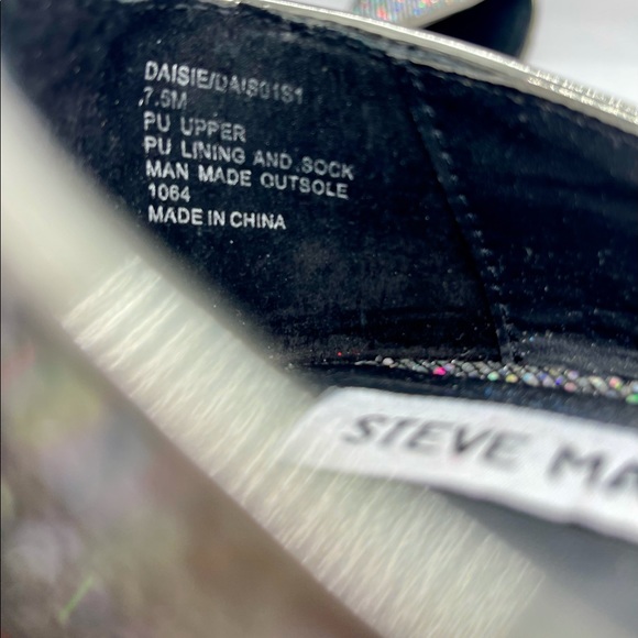 Steve Madden silver iridescent stiletto 7.5 - Picture 5 of 5